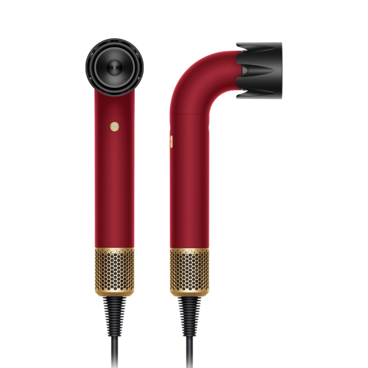 Фен Dyson HD17 Supersonic R Professional Hair Dryer Straight+Wavy - Red Velvet/Gold Limitted Edition (493118-01)
