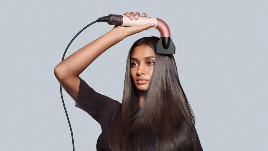 Фен Dyson HD17 Supersonic R Professional Hair Dryer Straight+Wavy - Red Velvet/Gold Limitted Edition (493118-01)