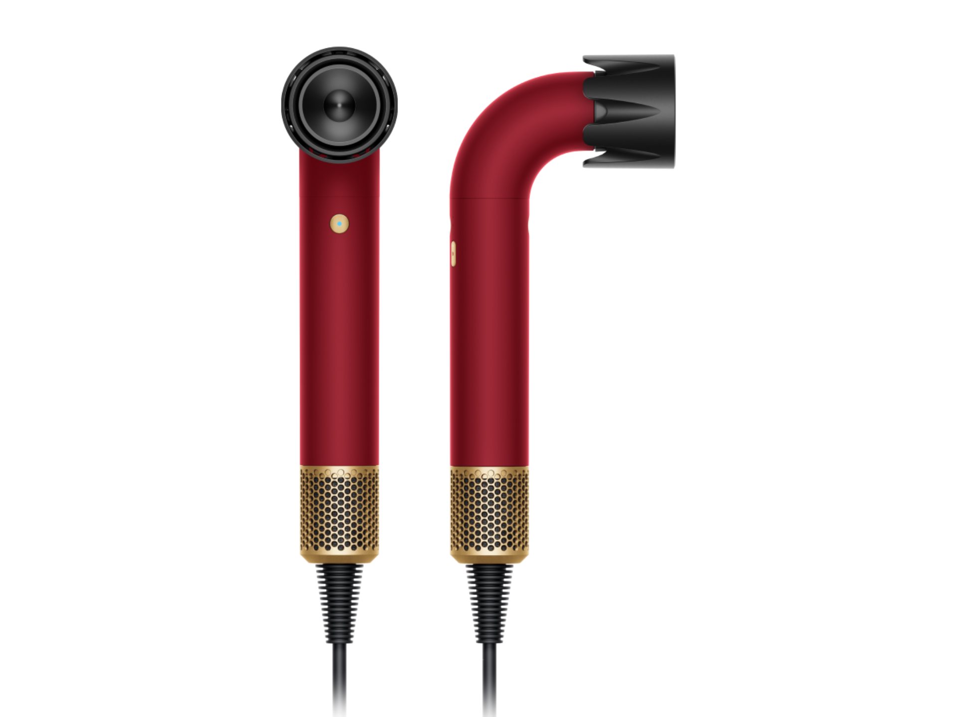 Фен Dyson HD17 Supersonic R Professional Hair Dryer Straight+Wavy - Red Velvet/Gold Limitted Edition (493118-01)
