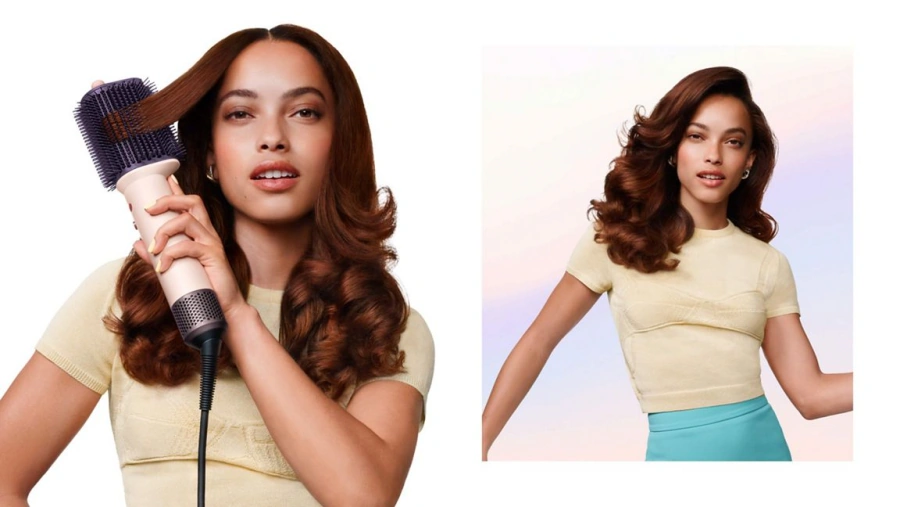 Фен-щетка Dyson Airsmooth - Ceramic Pink/Rose Gold (493078-01)