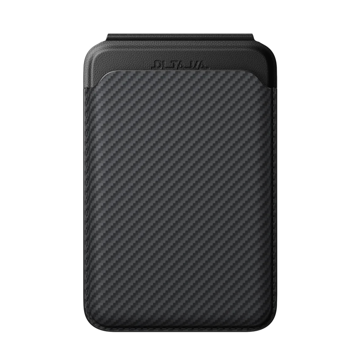 Магнітний гаманець-підставка Pitaka Magnetic Stand Woven Wallet - 600D Black/Grey [Twill]