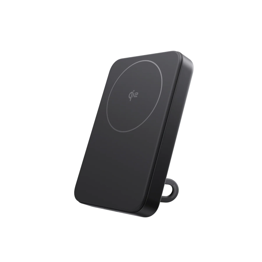 Магнітний павербанк з підставкою EcoFlow RAPID Mag Qi2 10000mAh 15W/36W - Black (EF-RAPIDQI2-10K-B)