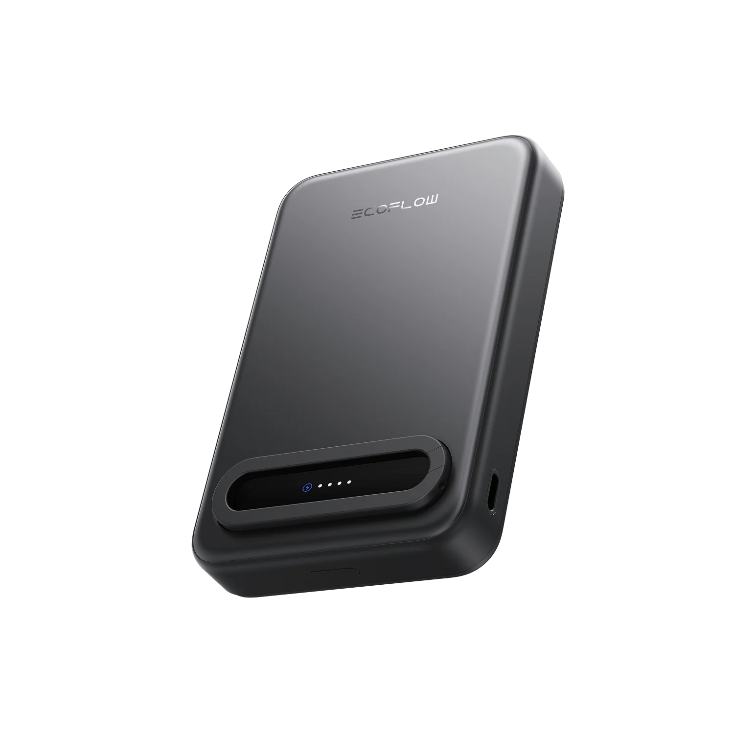 Магнітний павербанк з підставкою EcoFlow RAPID Mag Qi2 10000mAh 15W/36W - Black (EF-RAPIDQI2-10K-B)