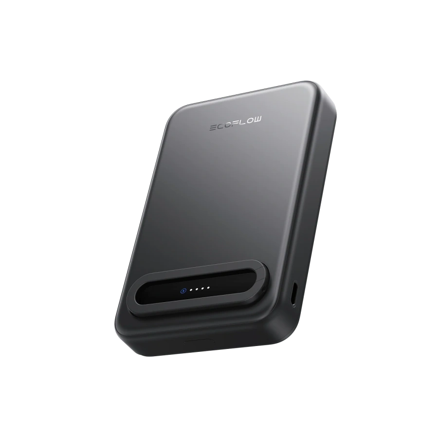 Магнітний павербанк з підставкою EcoFlow RAPID Mag Qi2 10000mAh 15W/36W - Black (EF-RAPIDQI2-10K-B)
