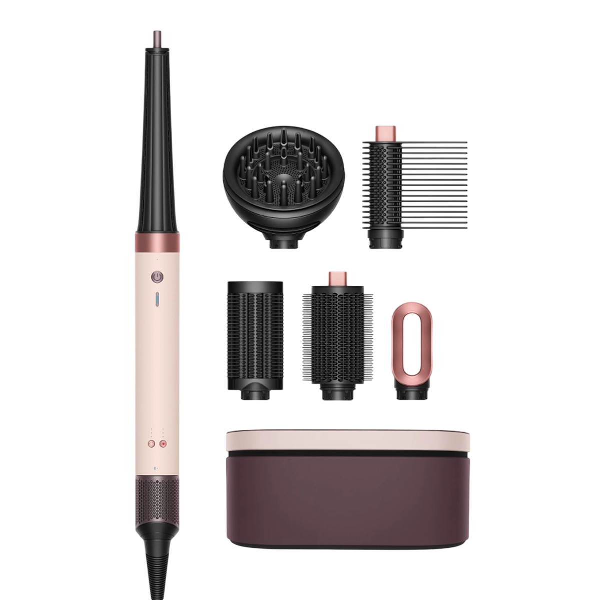 Мультистайлер-фен Dyson Airwrap Co-anda2x Multi-styler & Dryer Curly+Coily - Ceramic Pink/Rose Gold (492480-01) EU