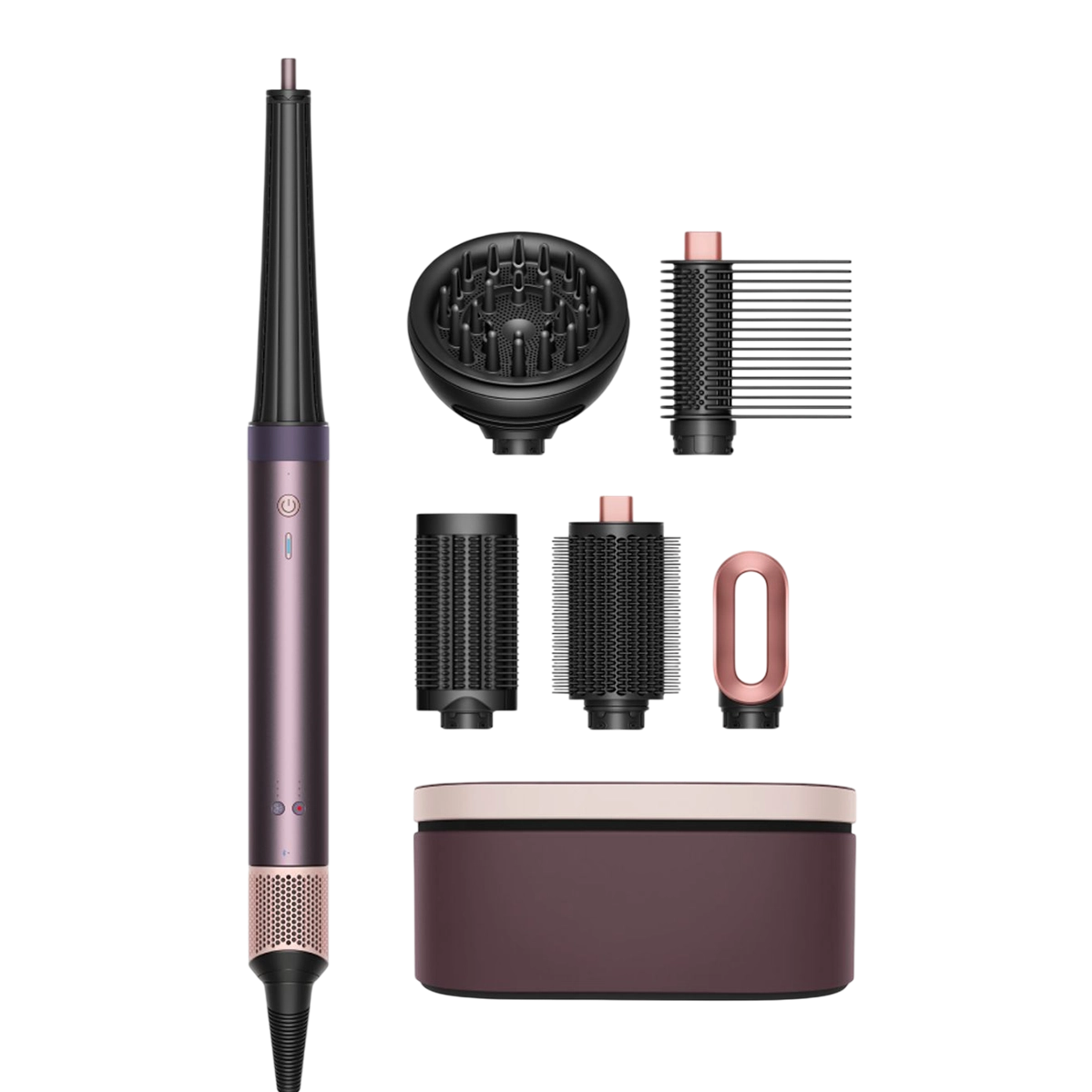 Мультистайлер-фен Dyson Airwrap Co-anda2x Multi-styler & Dryer Curly+Coily - Jasper Plum (492550-01) EU