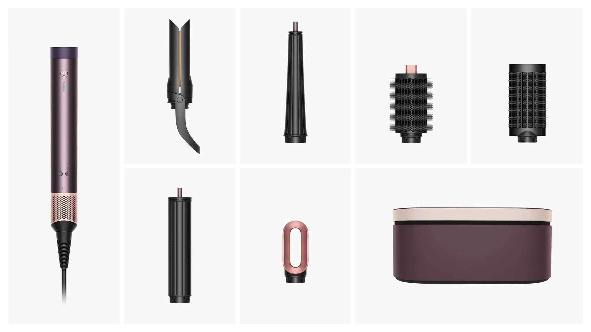 Мультистайлер-фен Dyson Airwrap Co-anda2x Multi-styler & Dryer Straight+Wavy - Jasper Plum (492488-01) EU