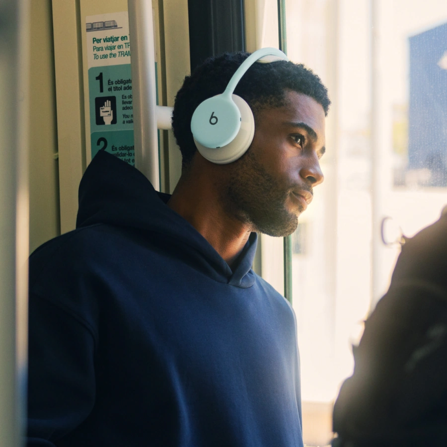 Наушники Beats 360 Over-Ear Headphones – Sky with Sky Performance Knit Cushions (MJE44)