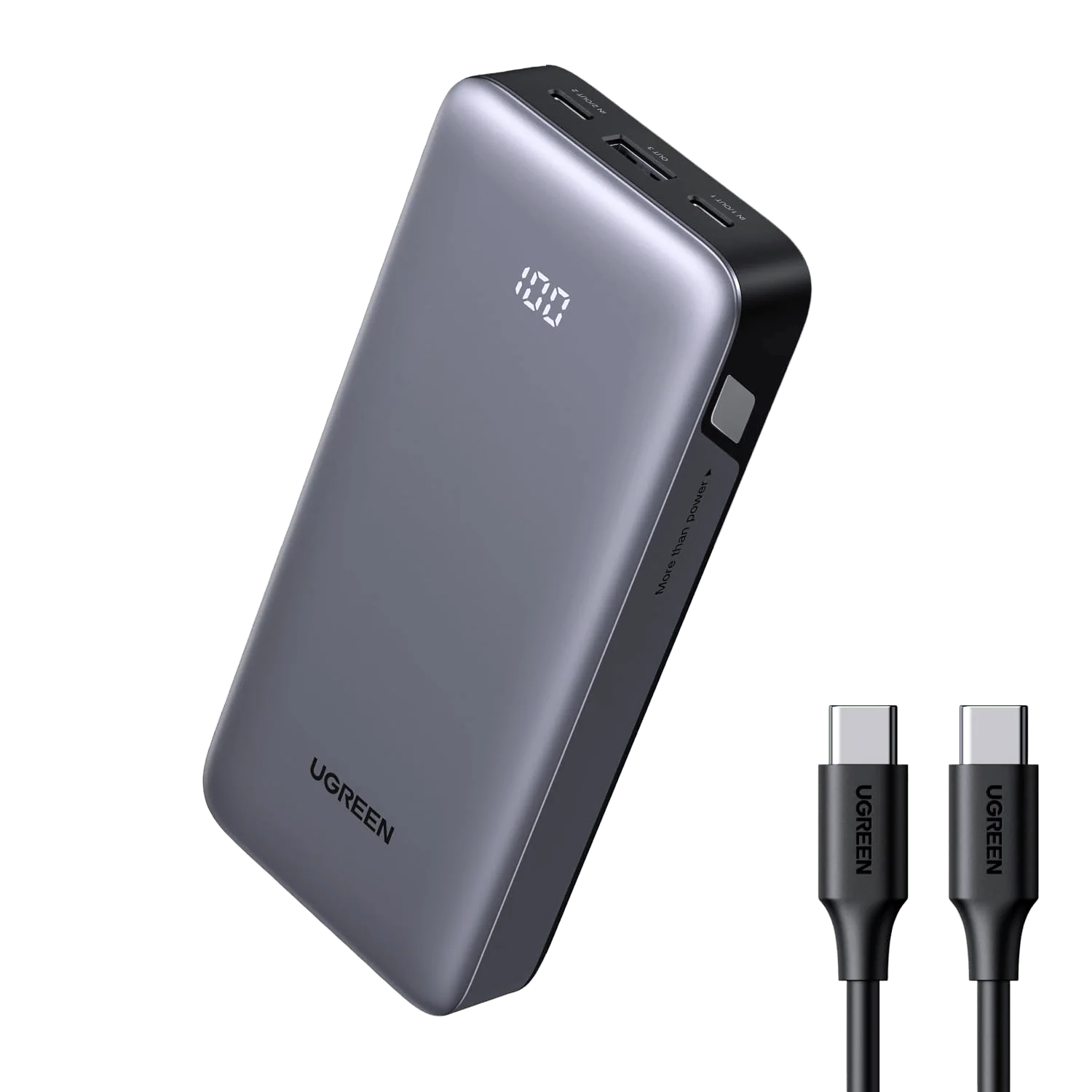 Павербанк UGREEN PB532 20000mAh 30W - Gray (55989B)