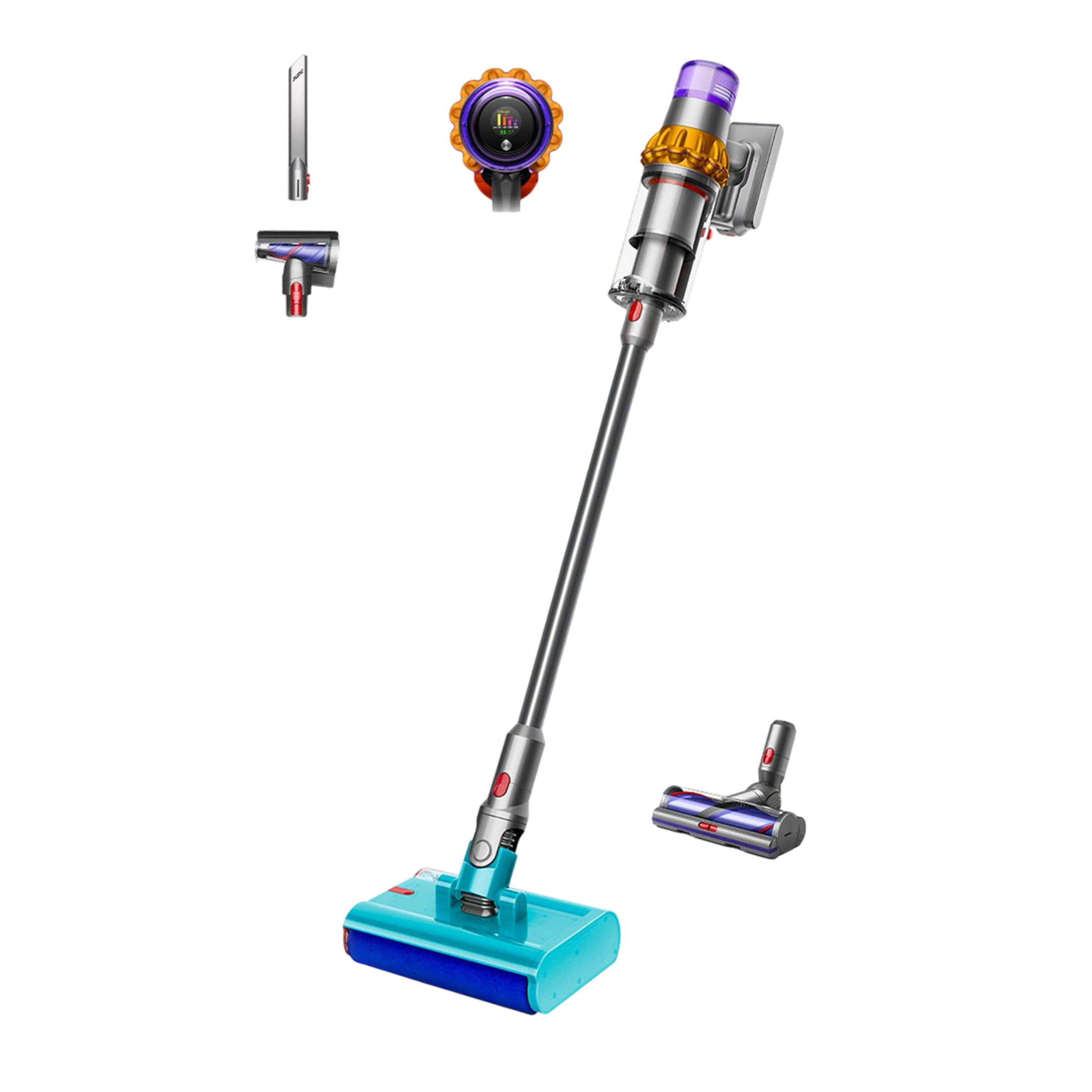 Пылесос Dyson V15s Detect Submarine 2026 с насадкой для влажной уборки (494724-01)