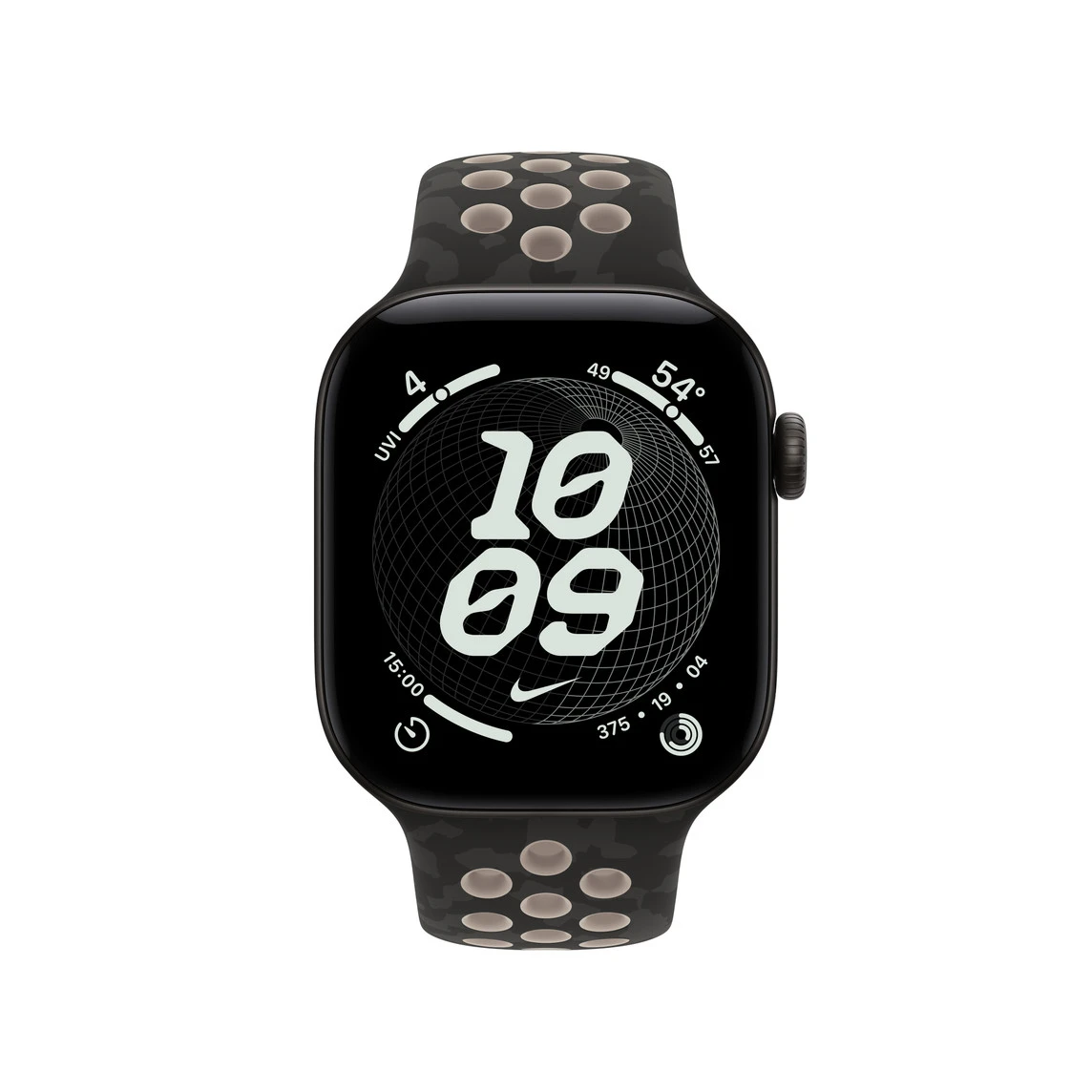 Ремешок Apple After Dark Black Nike Sport Band S/M для Apple Watch 38/40/41/42mm (MKT14, MKTC4)