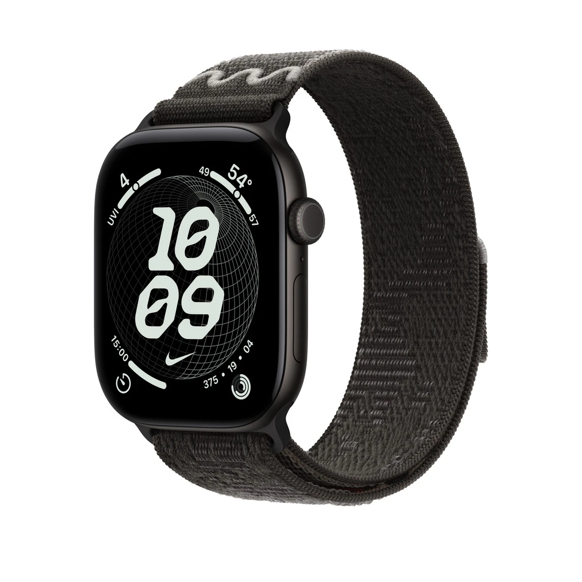 Ремінець Apple After Dark Black Nike Sport Loop для Apple Watch 44/45/46/49mm (MKUW4)