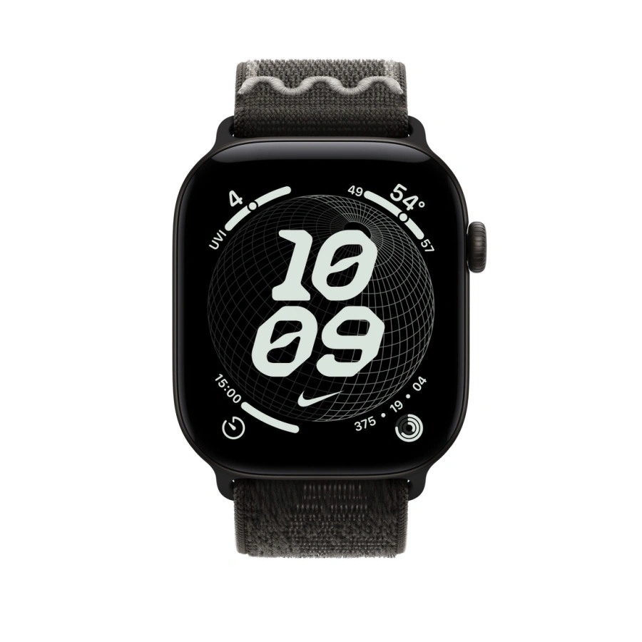 Ремінець Apple After Dark Black Nike Sport Loop для Apple Watch 44/45/46/49mm (MKUW4)