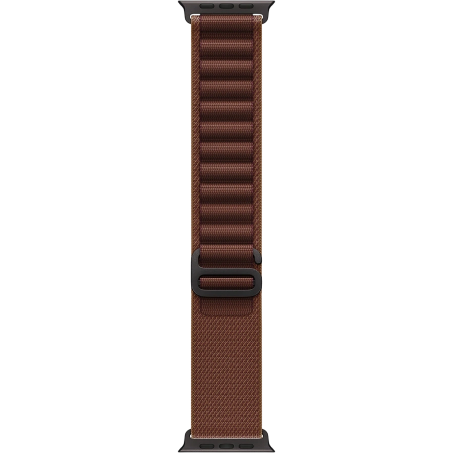 Ремінець Apple Alpine Loop Burgundy - Black Titanium Finish для Apple Watch 44/45/46/49mm - Large (MKF24)
