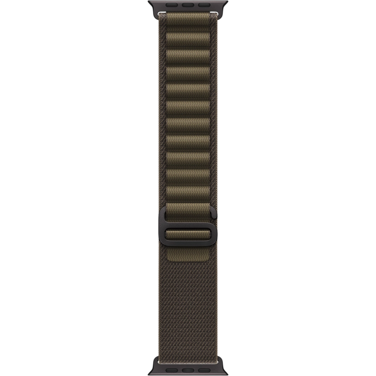 Ремінець Apple Alpine Loop Dark Olive - Black Titanium Finish для Apple Watch 44/45/46/49mm - Medium (MKDX4)