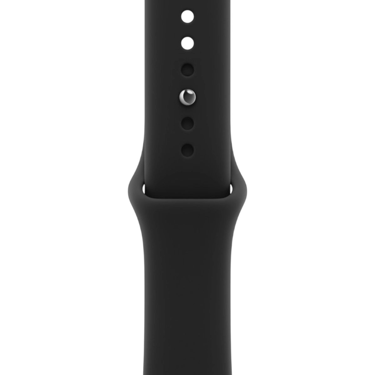 Ремінець Apple Black Sport Band S/M для Apple Watch 44/45/46/49mm (MJVV4)