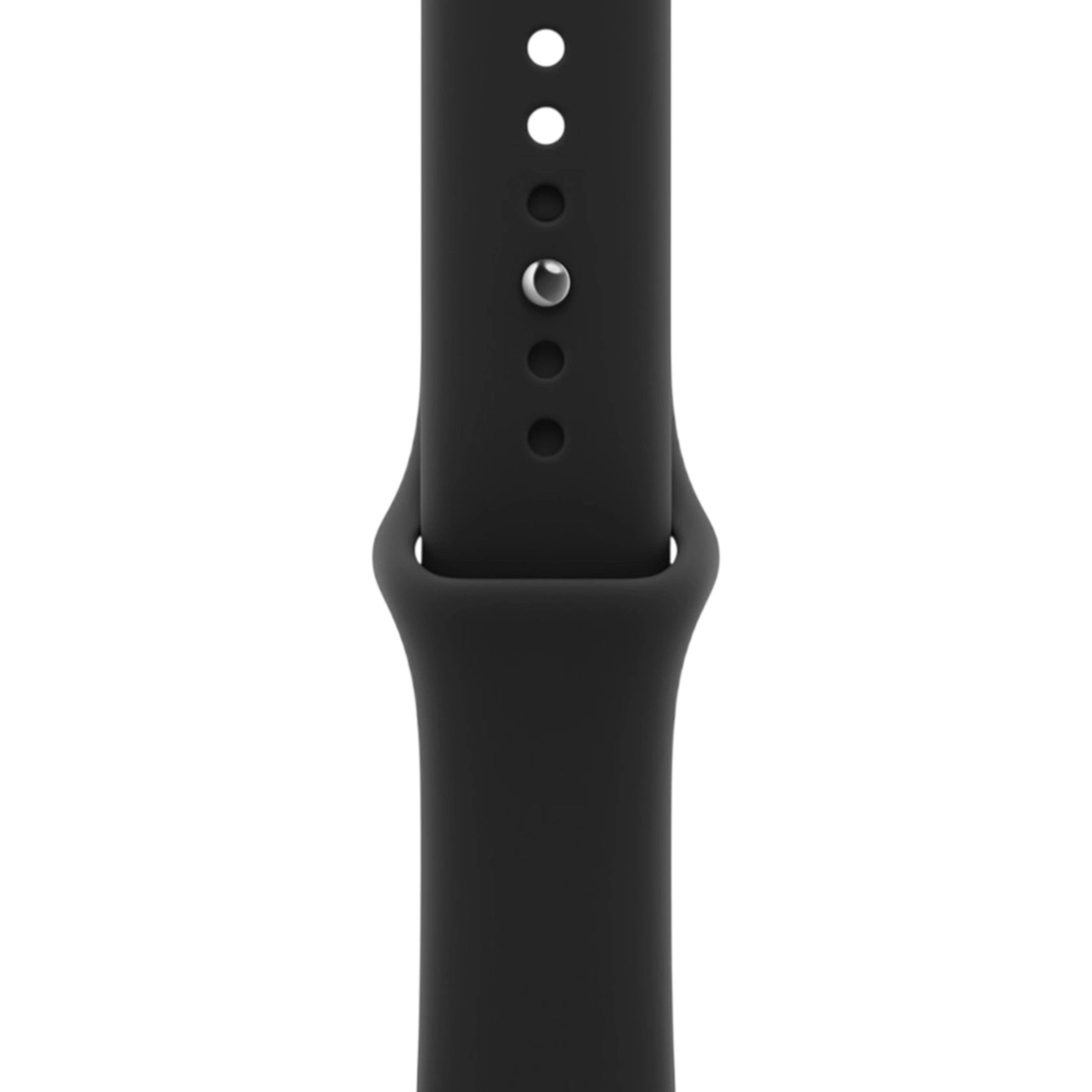 Ремінець Apple Black Sport Band S/M для Apple Watch 44/45/46/49mm (MJVV4)