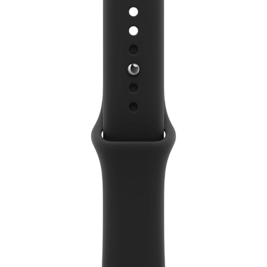 Ремінець Apple Black Sport Band S/M для Apple Watch 44/45/46/49mm (MJVV4)