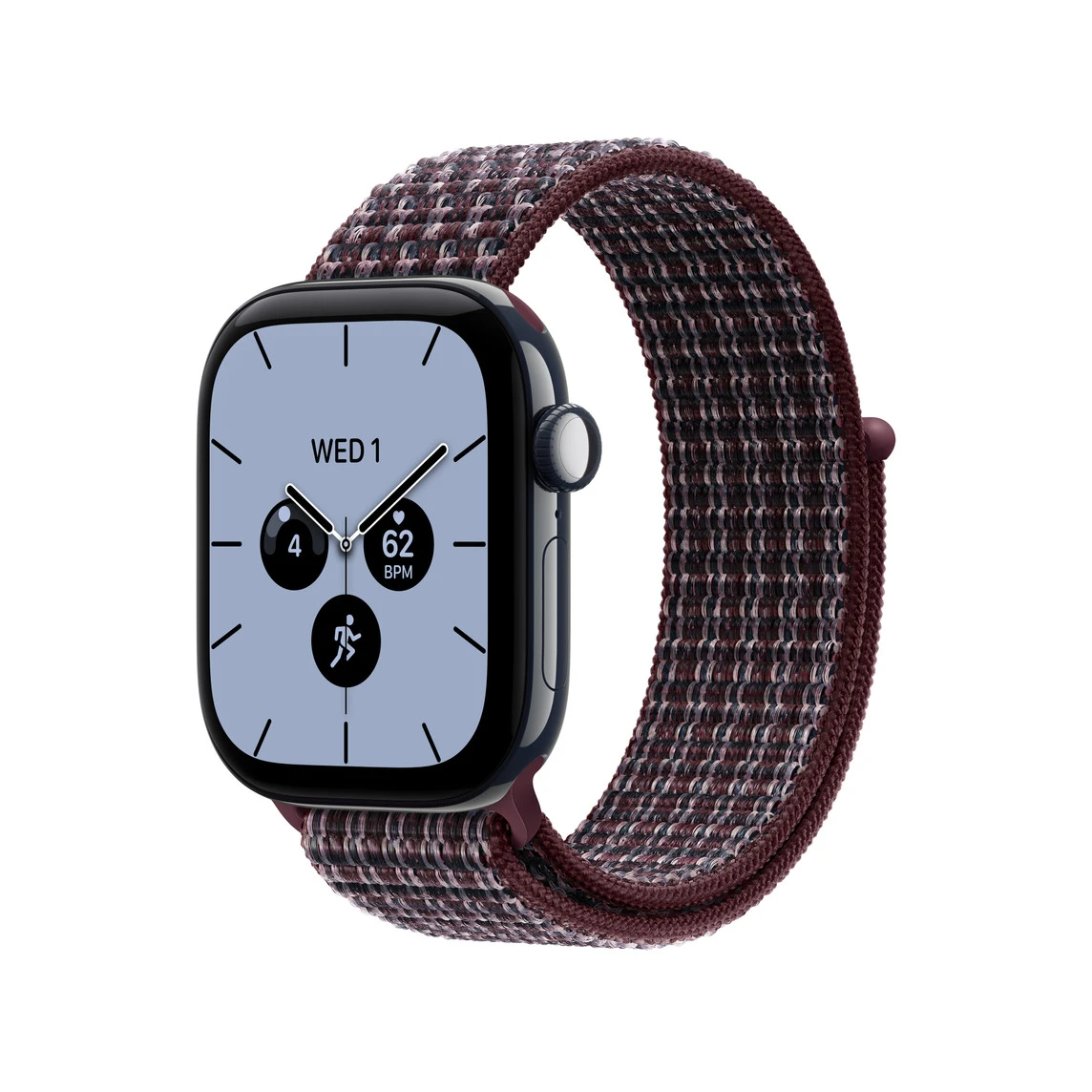 Ремінець Apple Burgundy Plaid Sport Loop для Apple Watch 38/40/41/42mm (MK7R4, MK804)