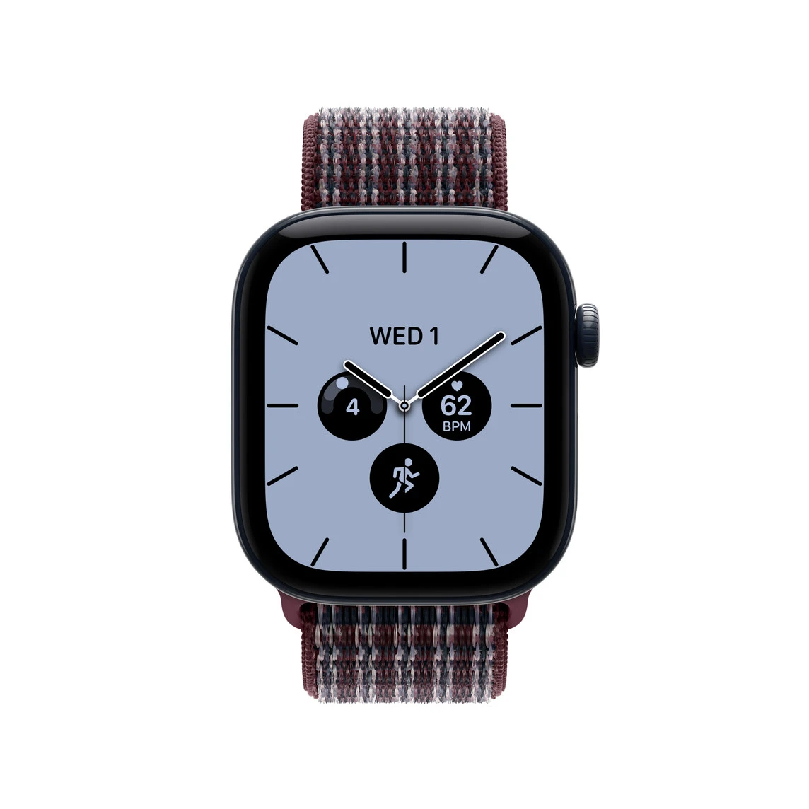 Ремінець Apple Burgundy Plaid Sport Loop для Apple Watch 38/40/41/42mm (MK7R4, MK804)