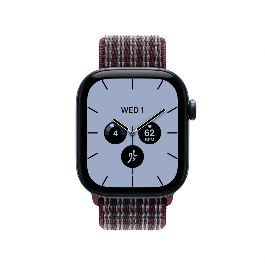 Ремінець Apple Burgundy Plaid Sport Loop для Apple Watch 38/40/41/42mm (MK7R4, MK804)