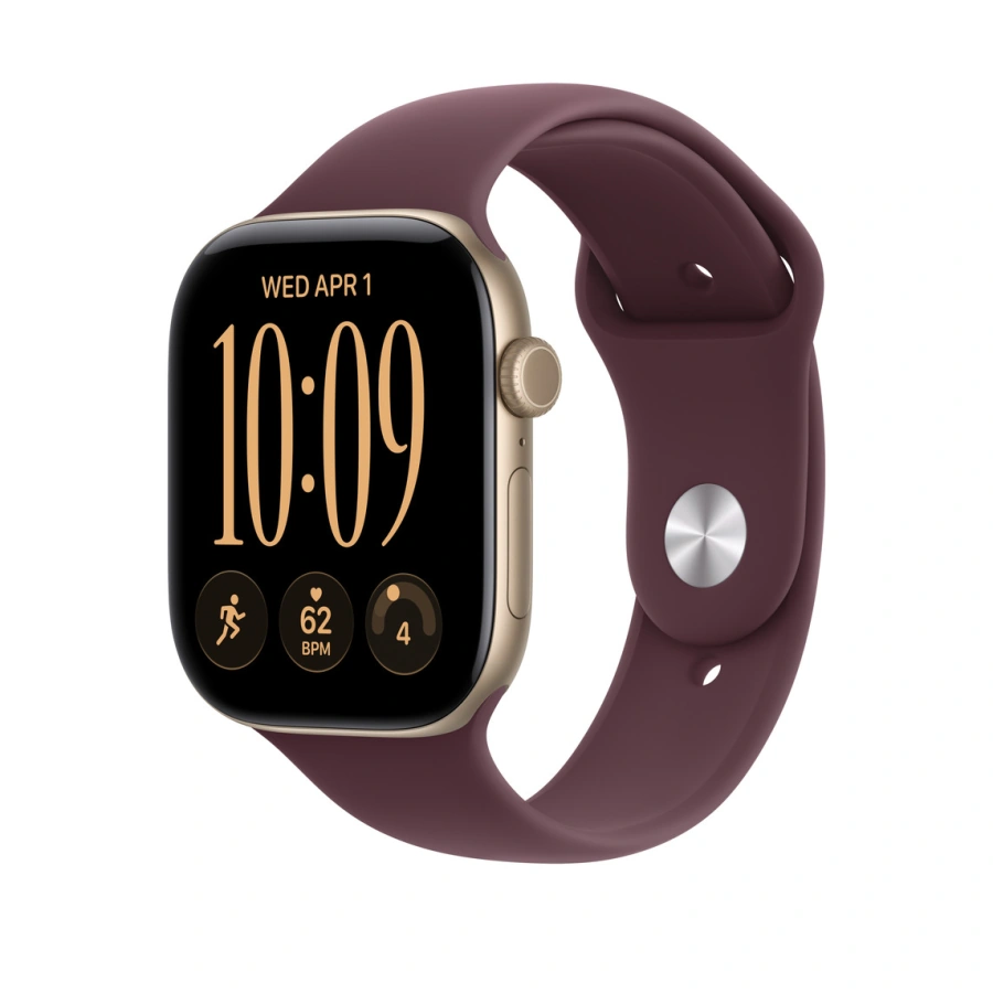 Ремінець Apple Burgundy Sport Band M/L для Apple Watch 44/45/46/49mm (MJVK4)