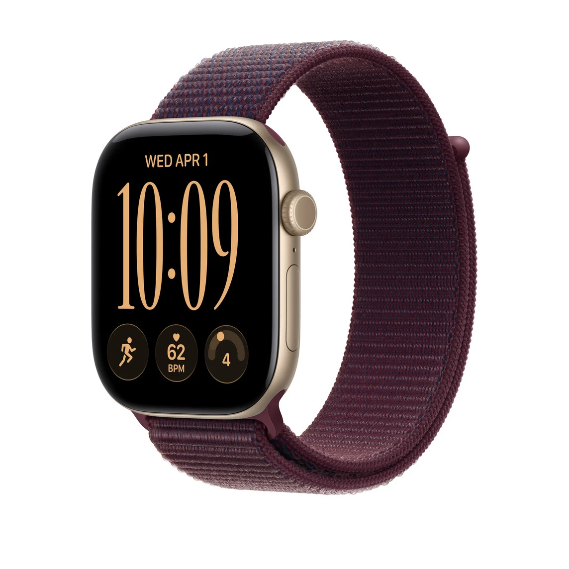 Ремінець Apple Burgundy Sport Loop для Apple Watch 44/45/46/49mm (MK8F4)
