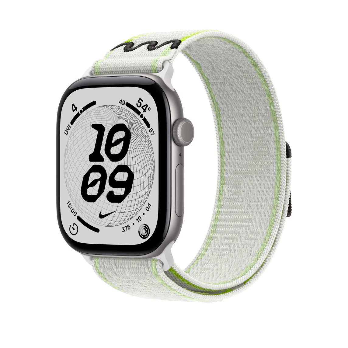 Ремінець Apple Essential White Nike Sport Loop для Apple Watch 44/45/46/49mm (MKV14)