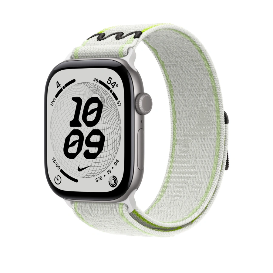 Ремінець Apple Essential White Nike Sport Loop для Apple Watch 44/45/46/49mm (MKV14)