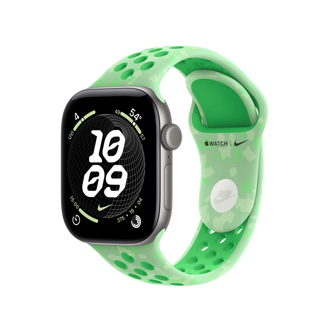 Ремінець Apple Green Spark Nike Sport Band S/M для Apple Watch 38/40/41/42mm (MKT94, MKTL4)