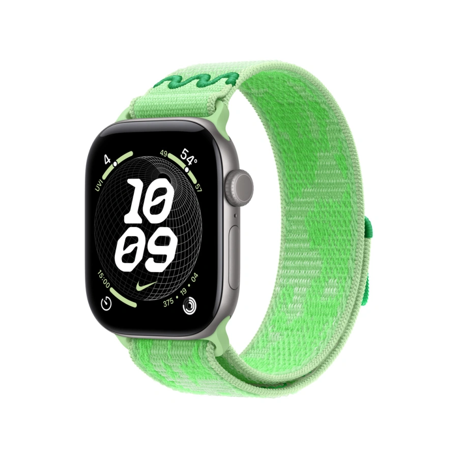 Ремінець Apple Green Spark Nike Sport Loop для Apple Watch 38/40/41/42mm (MKU94, MKUQ4A)