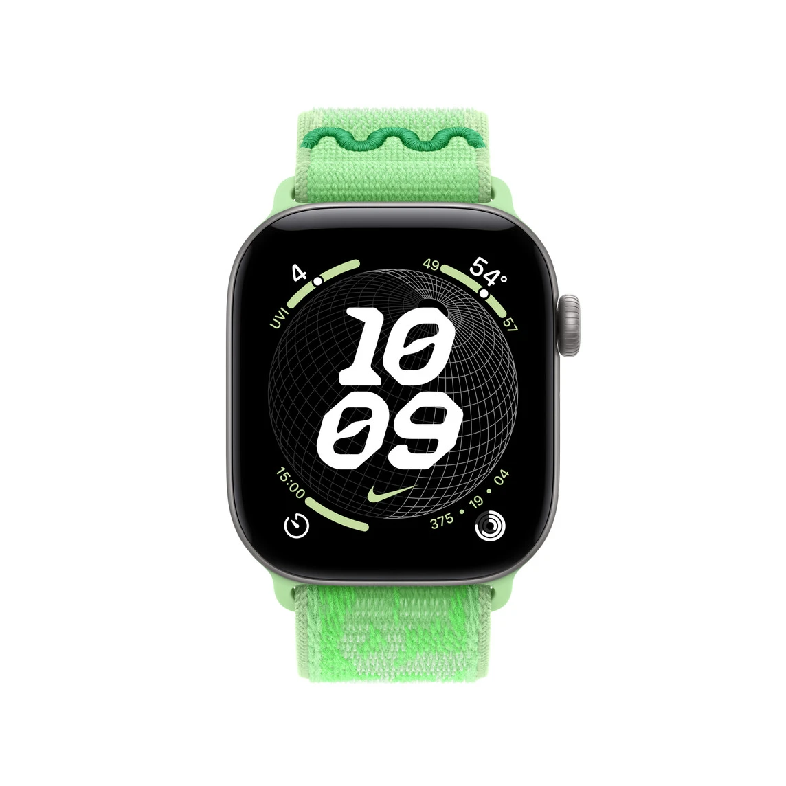 Ремінець Apple Green Spark Nike Sport Loop для Apple Watch 38/40/41/42mm (MKU94, MKUQ4A)