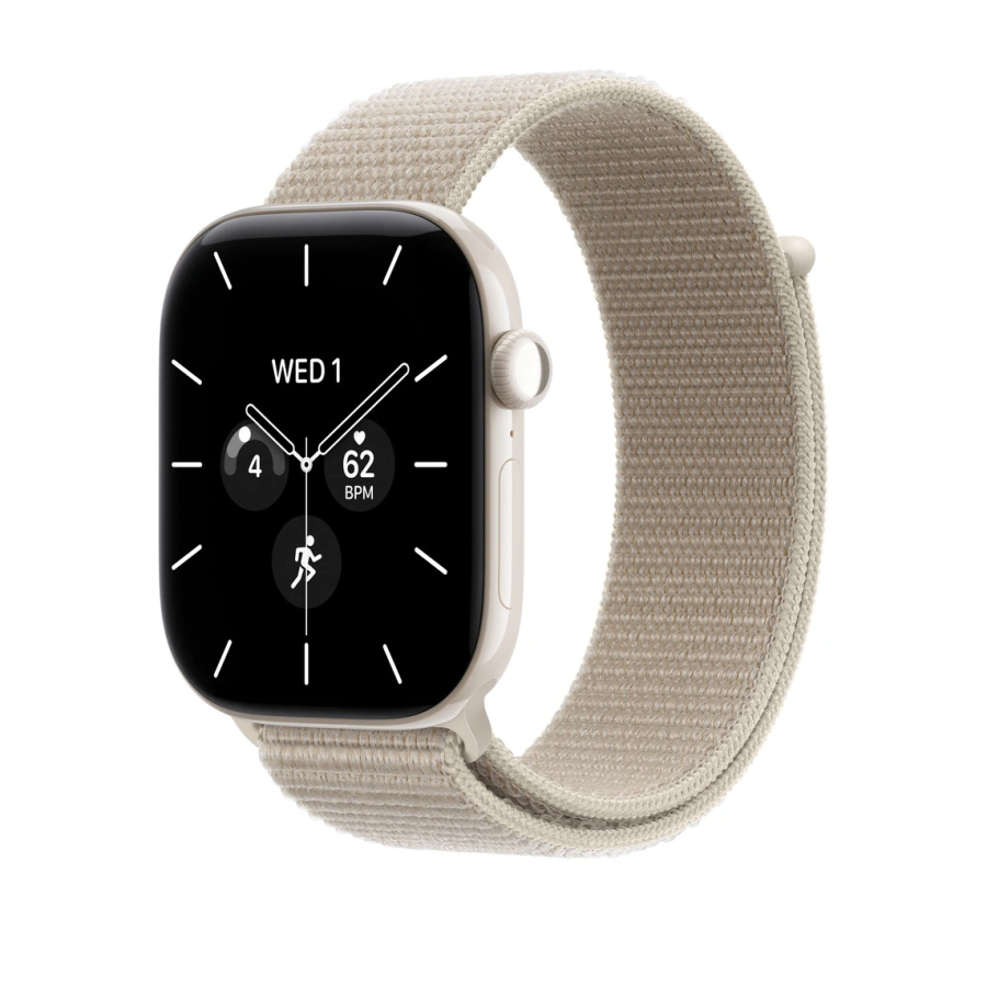 Ремінець Apple Limestone Sport Loop для Apple Watch 44/45/46/49mm (MK8A4)