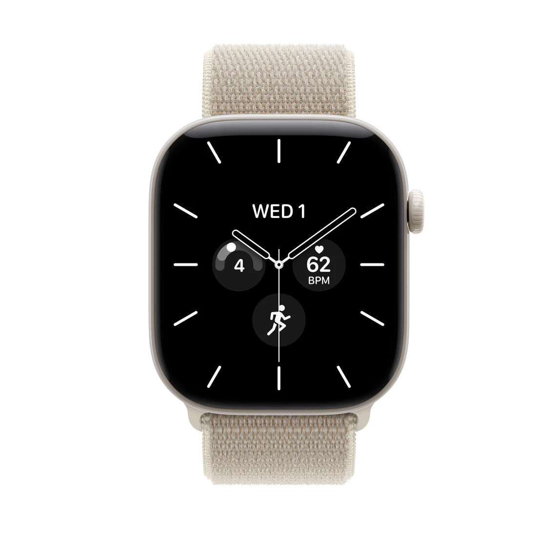 Ремінець Apple Limestone Sport Loop для Apple Watch 44/45/46/49mm (MK8A4)