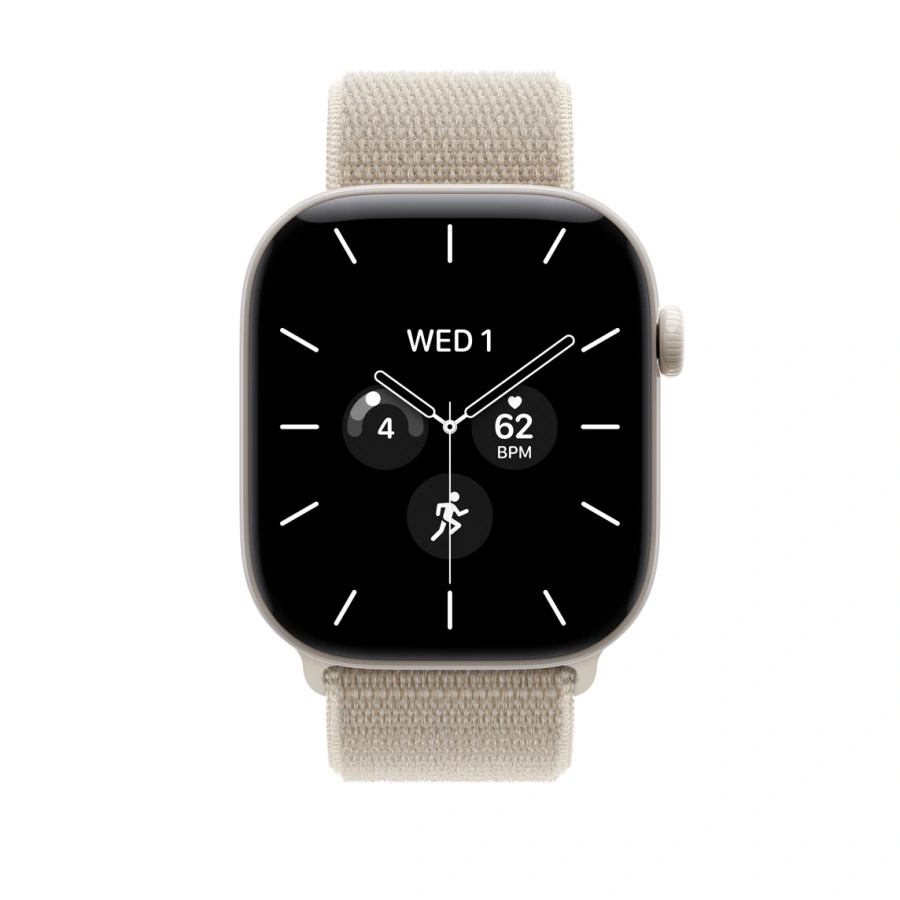Ремінець Apple Limestone Sport Loop для Apple Watch 44/45/46/49mm (MK8A4)