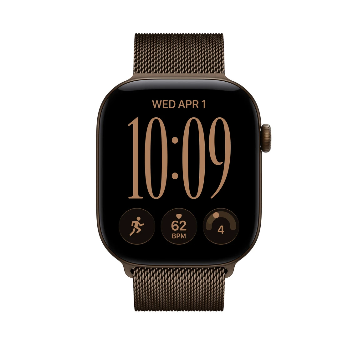 Ремінець Apple Milanese Loop Dark Bronze для Apple Watch 44/45/46/49mm - S/M (MJNM4)