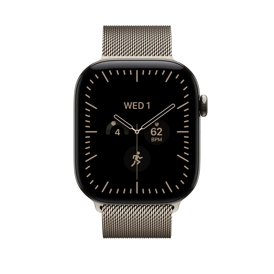 Ремінець Apple Milanese Loop Natural для Apple Watch 44/45/46/49mm - M/L (MJNT4)