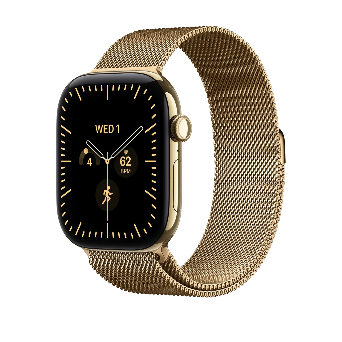 Ремінець Apple Milanese Loop Radiant Gold для Apple Watch 44/45/46/49mm - M/L (MJNQ4)