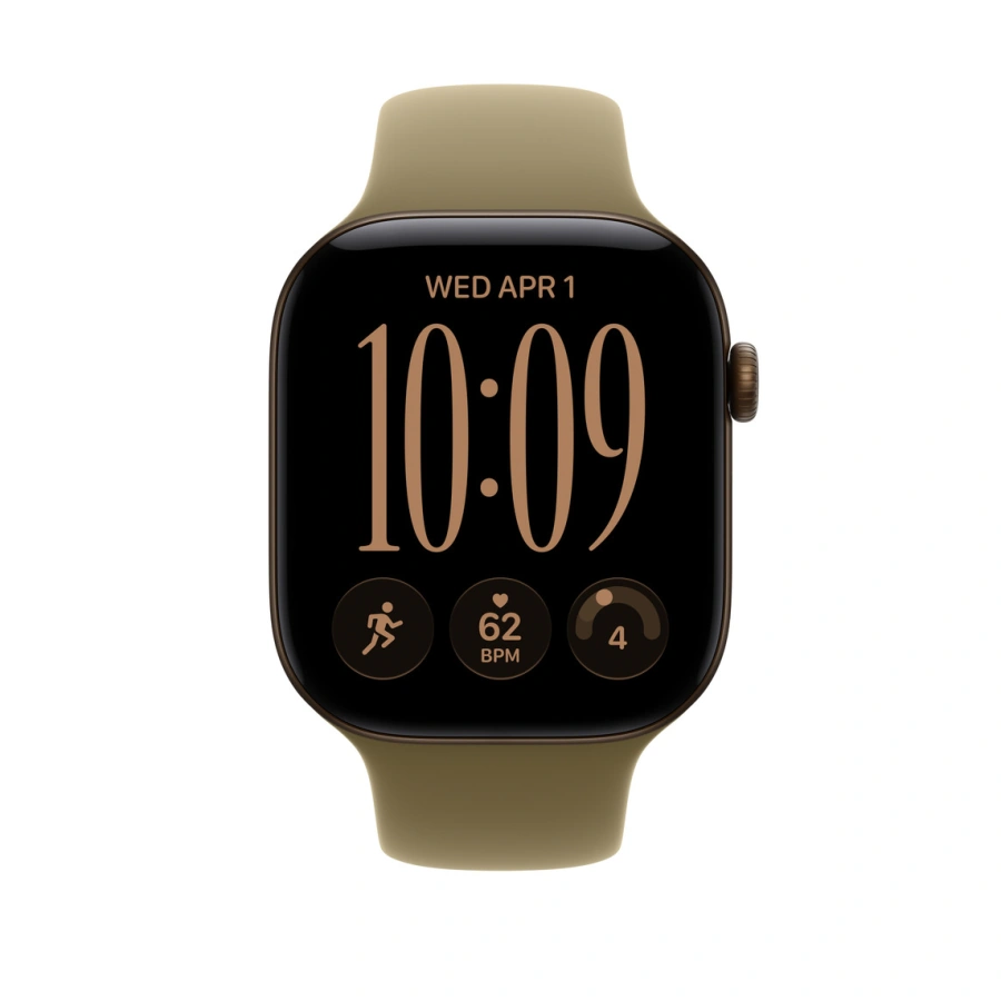 Ремінець Apple Olive Sport Band S/M для Apple Watch 44/45/46/49mm (MJVX4)