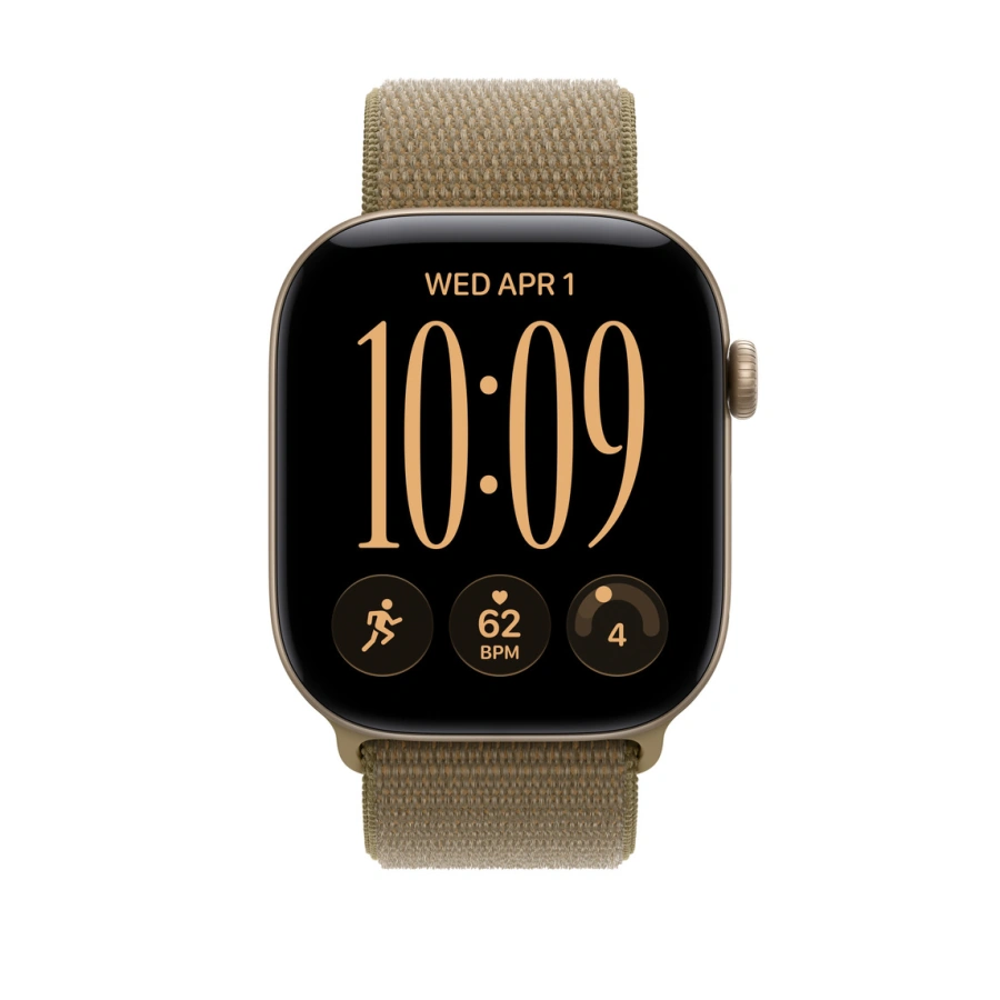 Ремінець Apple Olive Sport Loop для Apple Watch 44/45/46/49mm (MK8D4)