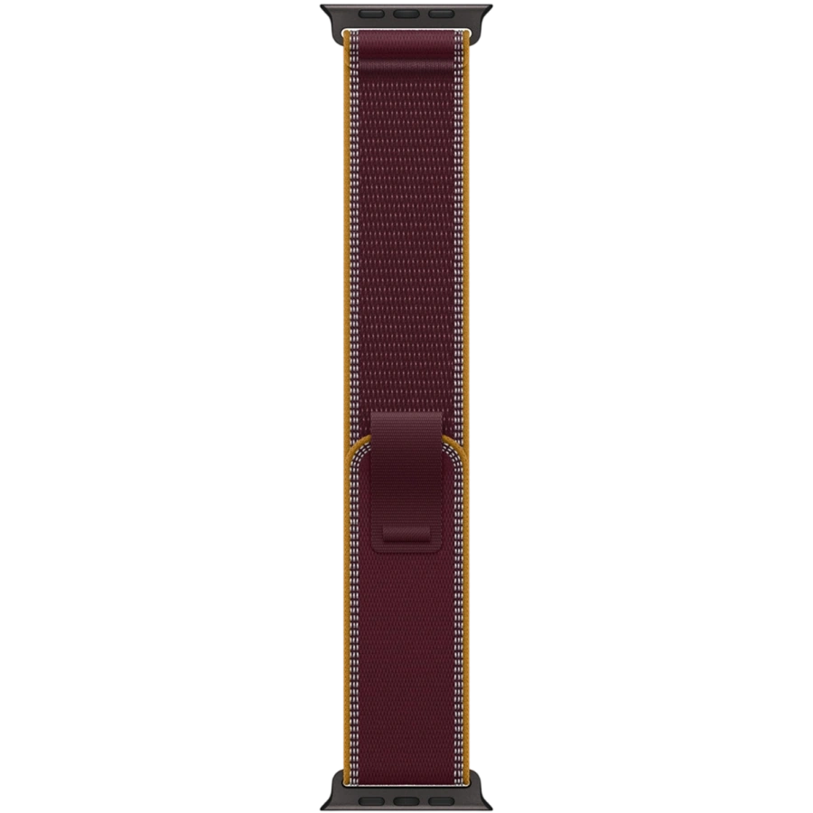 Ремінець Apple Trail Loop Burgundy - Black Titanium Finish для Apple Watch 44/45/46/49mm - M/L (MKA94)