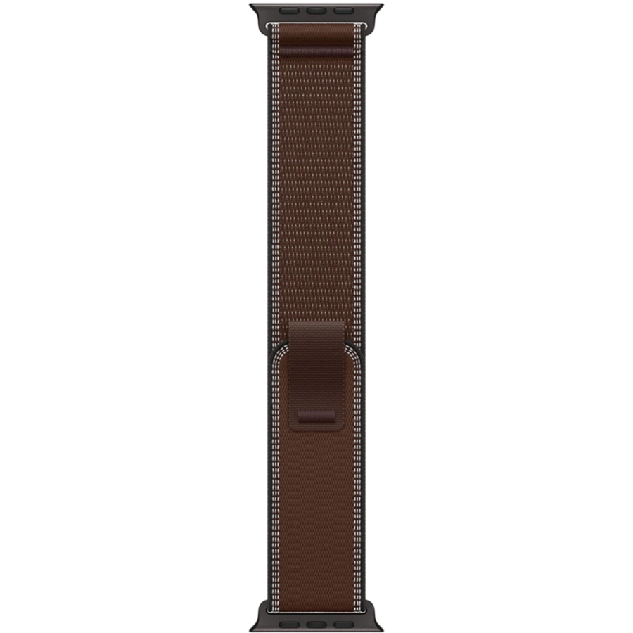 Ремінець Apple Trail Loop Dark Umber - Black Titanium Finish для Apple Watch 44/45/46/49mm - S/M (MKAA4)