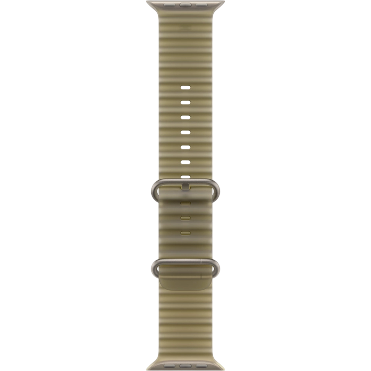 Ремінець Apple Translucent Kelp Ocean Band - Natural Titanium Finish для Apple Watch 44/45/46/49mm (MK7M4)