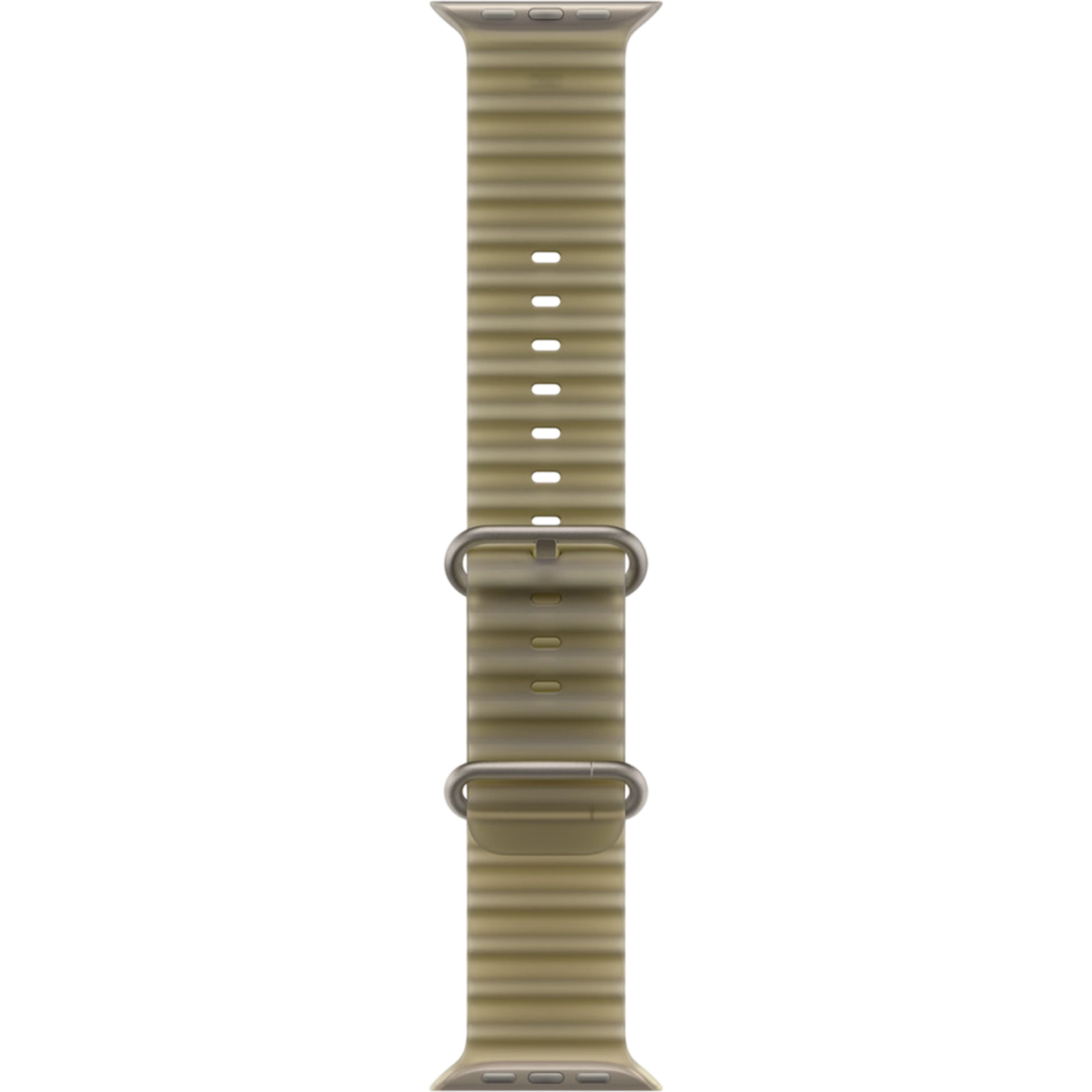 Ремінець Apple Translucent Kelp Ocean Band - Natural Titanium Finish для Apple Watch 44/45/46/49mm (MK7M4)