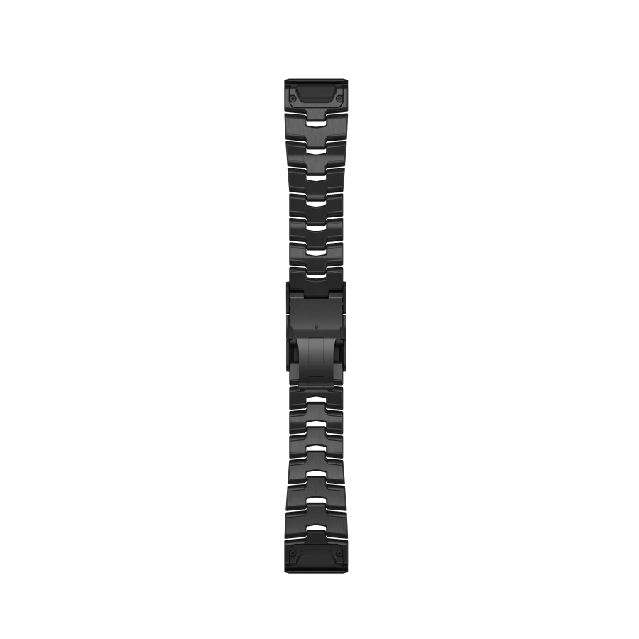Титановий браслет Garmin QuickFit 26 Vented Titanium Bracelet with Carbon Gray DLC Coating (010-12864-09)