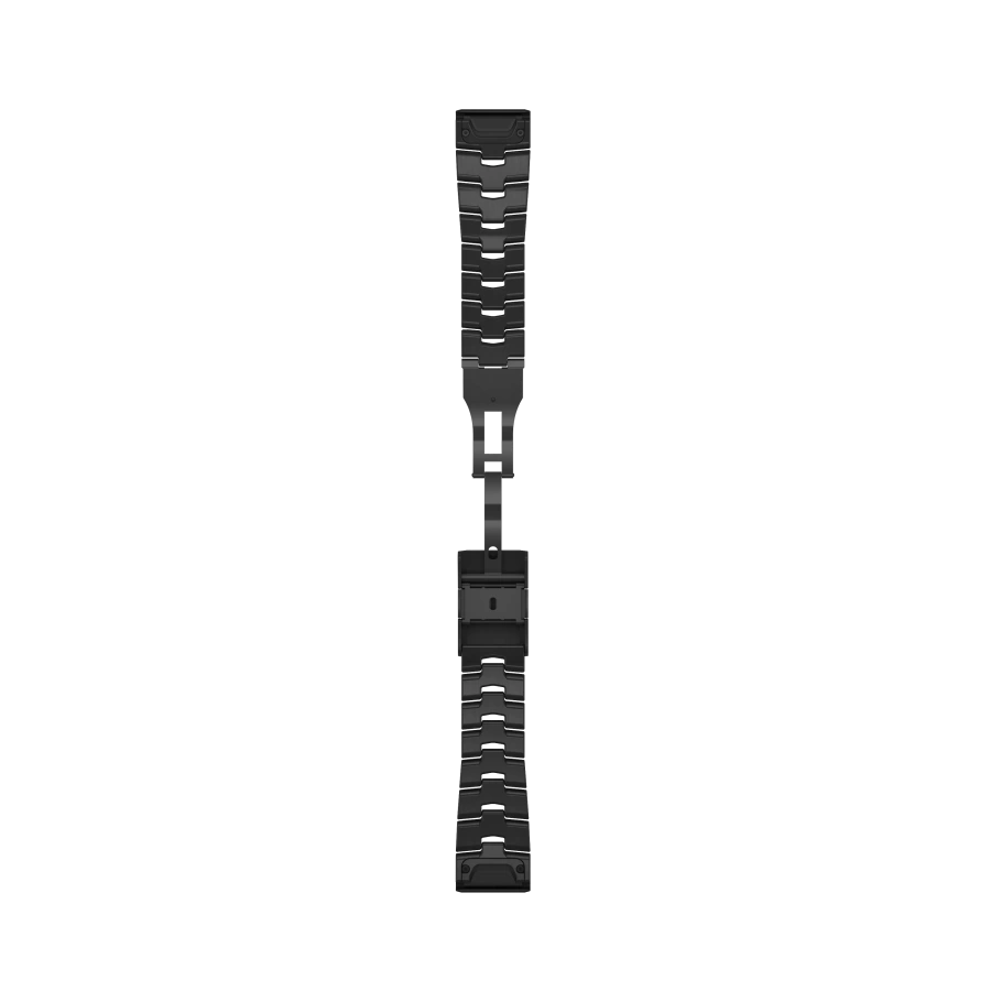 Титановий браслет Garmin QuickFit 26 Vented Titanium Bracelet with Carbon Gray DLC Coating (010-12864-09)