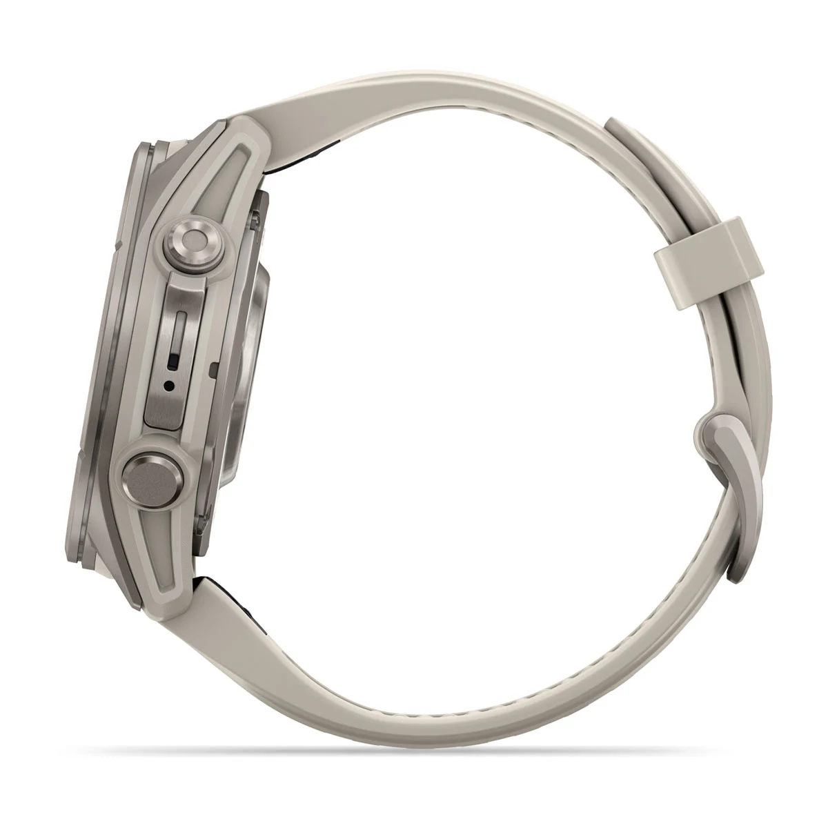Смарт-годинник Garmin Fenix 9 43mm Titanium with Fog Gray Silicone Band (010-04761-00/01)