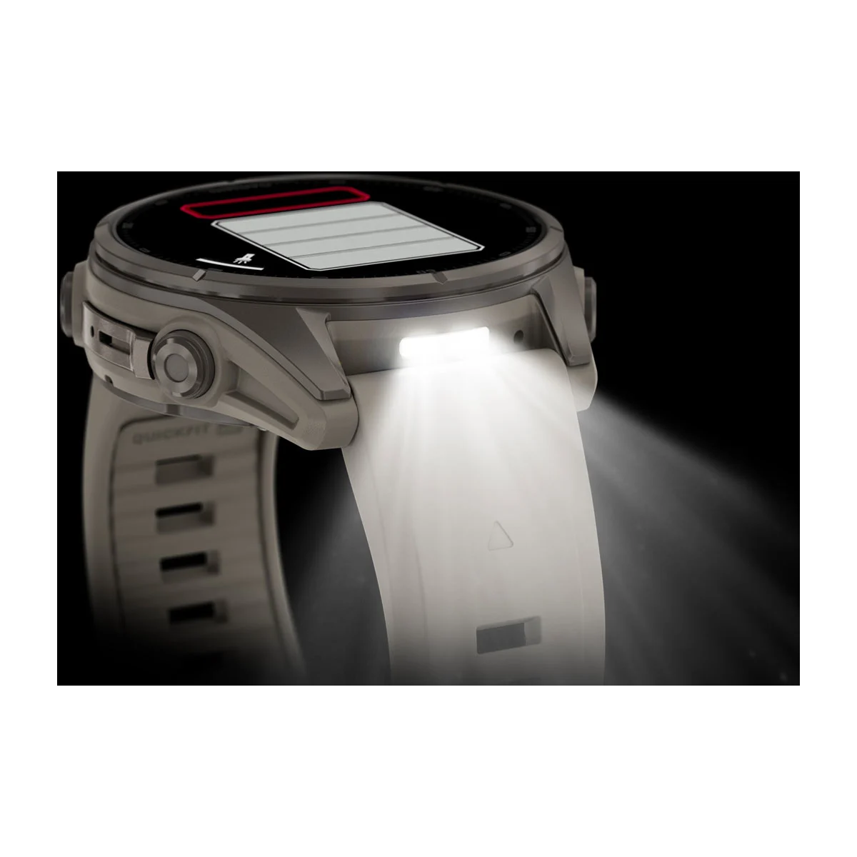 Смарт-годинник Garmin Fenix 9 43mm Titanium with Fog Gray Silicone Band (010-04761-00/01)