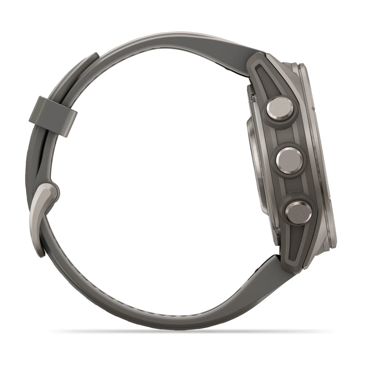 Смарт-годинник Garmin Fenix 9 43mm Titanium with Pebble Gray Silicone Band (010-04761-10/11)