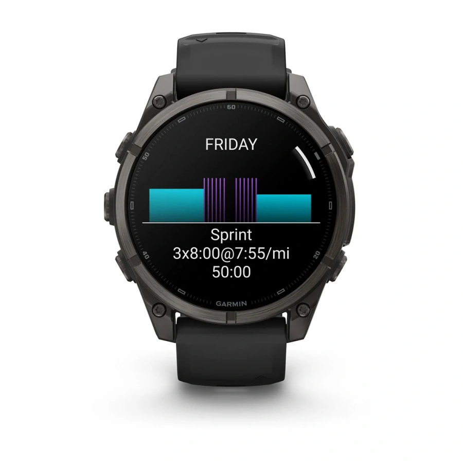 Смарт-годинник Garmin Fenix 9 47mm Carbon Gray DLC Titanium with Black Silicone Band (010-04762-10/11)